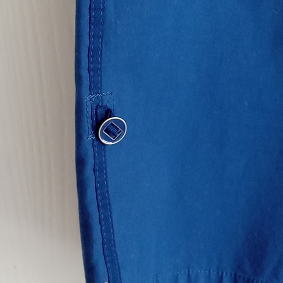 Tribal | Blue Cotton Bermuda Shorts - Picture 6 of 8